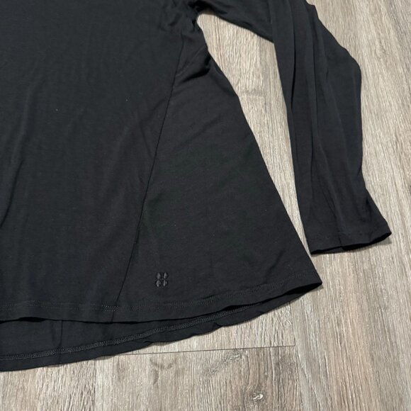Sweaty Betty Long Sleeve Black Flowy Shirt Womens Size XXL - Picture 3 of 8